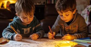 Kinderen tekenden een schatkaart van ons huis – Toen ik vroeg naar de gemarkeerde plek, zeiden ze: 'Daar verbergt papa het!'