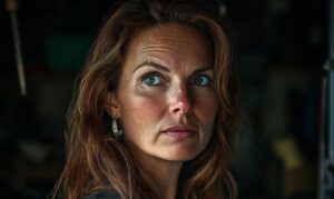 Ik kwam de garage van mijn man binnen, waar hij elke avond doorbracht – overal lagen foto's van een mooie jonge vrouw.