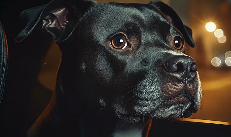 Uitgezette pitbull verliest het vertrouwen in de mensheid - totdat een kankerpatiënt hem toont wat liefde betekent.