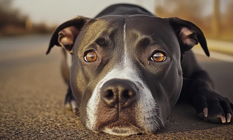 Uitgezette pitbull verliest het vertrouwen in de mensheid - totdat een kankerpatiënt hem toont wat liefde betekent.