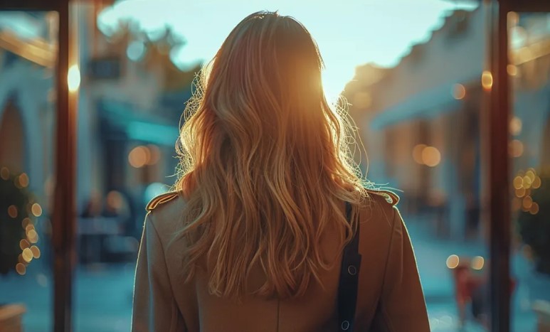 Elke avond zag ik bij de bushalte een klein meisje alleen met een rode tas – op een ochtend vond ik haar tas op mijn deurmat.