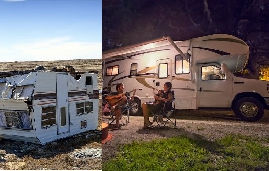 Woonwagen: hoe een verlaten trailer veranderde in een echt gezellig nestje