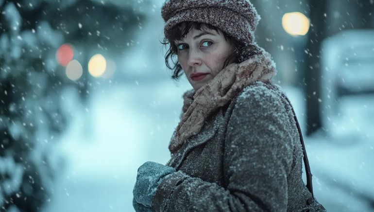 Op een besneeuwde kerstavond vond ik een oudere vrouw langs de weg en nam haar mee naar huis – dagen later stond er een luxueus versierde terreinwagen voor mijn deur.