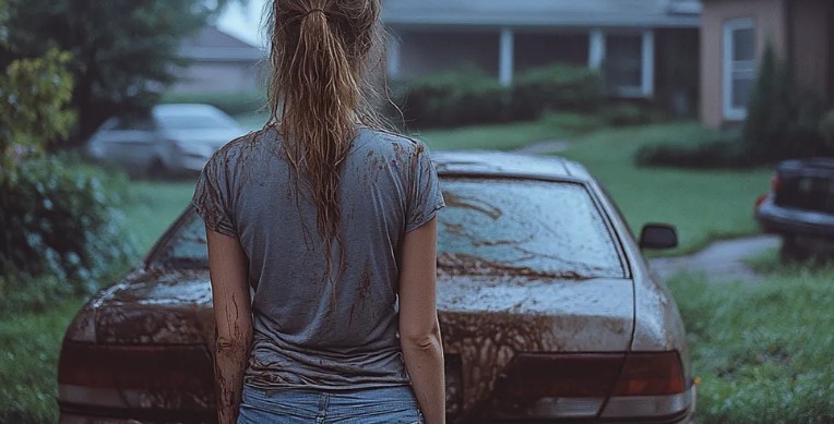 Terwijl ik de auto aan het schoonmaken was, vroeg mijn zoon: 'Waarom nemen we niet gewoon de geheime auto waarmee papa rijdt?'