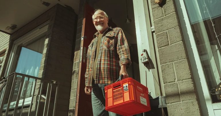 Onze verhuurder begon elke dag langs te komen om het appartement te controleren – toen hij een scène maakte over gemorste koffie, hadden we er genoeg van.