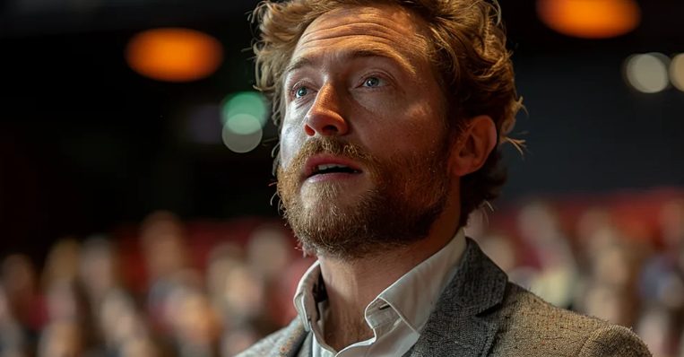 Ik bezocht de universiteitsles van mijn man – toen ik mijn gezicht op zijn college-dia zag, hapte ik naar adem.