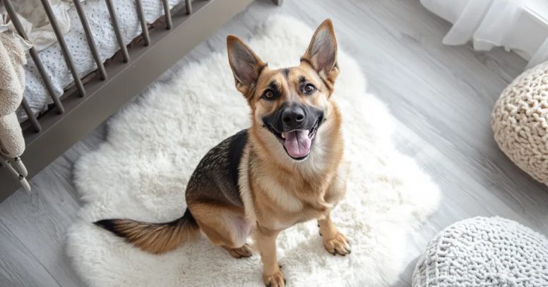 Onze hond bleef maar blaffen bij het wiegje van onze pasgeborene — wat ik onder het matras ontdekte, liet me versteld staan.