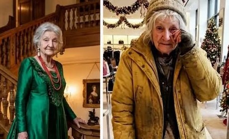 Ik deed me in het warenhuis dat van mij was voor alsof ik dakloos was, om mijn erfgenaam te vinden – toen greep iemand me plotseling van achteren vast.