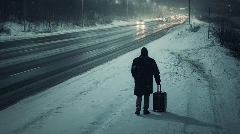 Ik heb een oude man opgepikt op een eenzame winterweg – hem bij mij laten overnachten heeft mijn leven voorgoed veranderd.