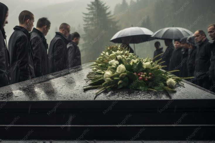 Op de dag van de begrafenis zag hij de vrouw die hij 20 jaar geleden had begraven… en toen zei de oude man één zin