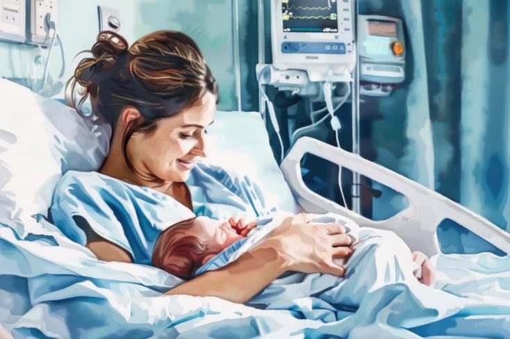 Toen de arts de kamer binnenkwam, verstijfde hij — de vrouw die dood werd gewaand hield een baby vast… en fluisterde één naam