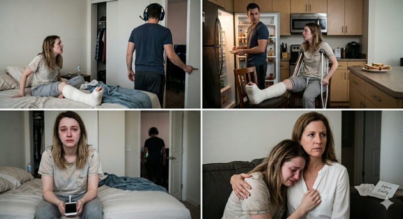 Ik belandde in het gips en zat thuis vast met mijn verloofde – nadat ik ontdekte wie hij echt was, heb ik de bruiloft afgezegd