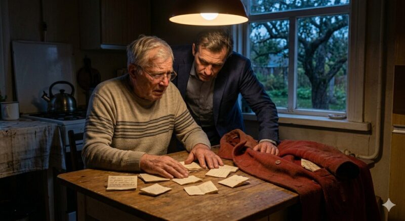Twintig jaar lang bracht ik verse melk naar mijn buurvrouw die aan een rolstoel gebonden was – nadat ze was overleden, gaf haar zoon mij haar oude jas