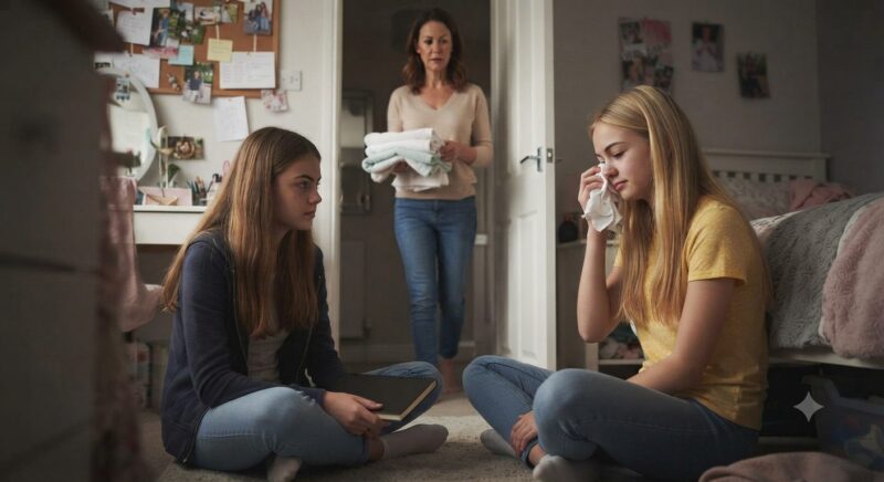 Mijn enige dochter nodigde haar vriendin altijd uit voor het avondeten – Een jaar later keek dat meisje me aan en zei: 'Je hebt geen idee wat we voor je verborgen hielden'