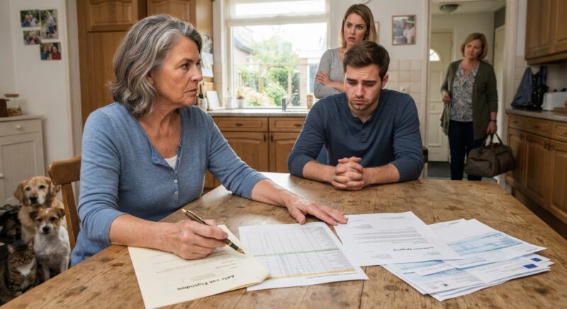 Mijn schoondochter liet me achter in een categorie 4-orkaan – De volgende ochtend legde ik drie enveloppen op tafel