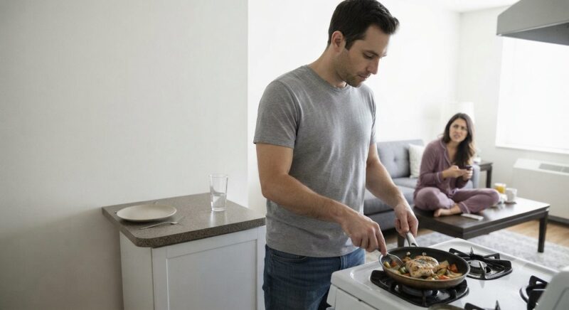 Mijn vrouw zei: "Ik hoef niet te koken, schoon te maken, of even met je te slapen" – dus ik liet haar zien hoe het leven eruitziet...