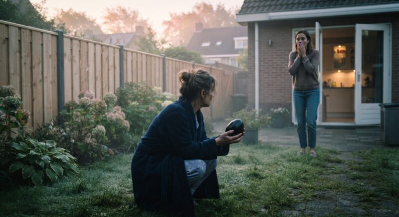 Mijn nieuwe buurman bleef voor zonsopgang eieren in de grond verstoppen langs de rand van mijn tuin — Ik dacht dat het een bizarre grap was, totdat mijn beveiligingscamera vastlegde wat ze met de vierde deed