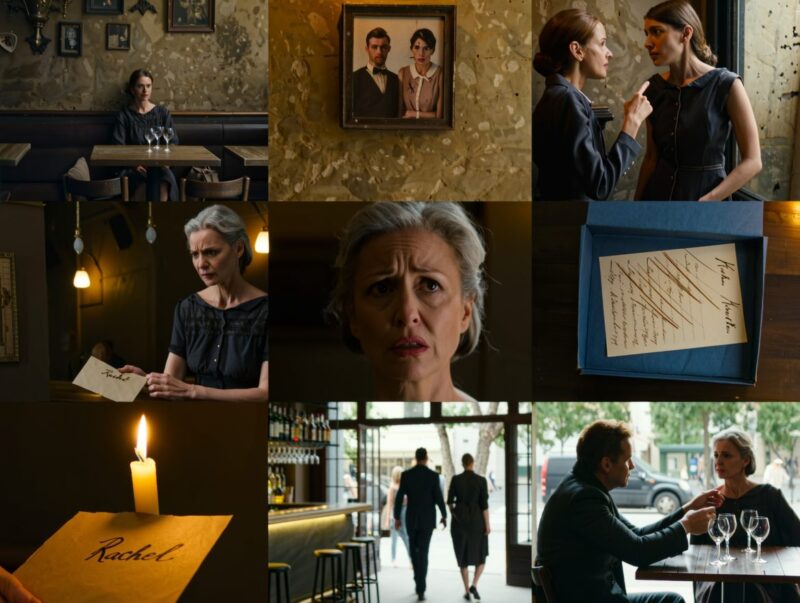 Mijn weduwnaarse vader nam elke vrouw mee naar hetzelfde restaurant – toen vond ik mijn naam onder zijn tafel
