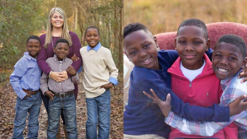 „Mama, kun je de rechter bellen? Ik wil dat jij mijn moeder bent.”: Alleenstaande moeder adopteert 3 broers uit de pleegzorg