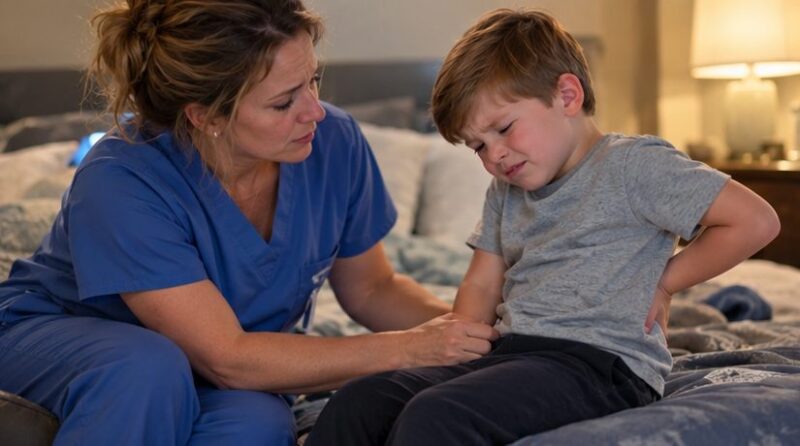 Elke nacht, wanneer ik naar mijn werk ging, liet ik mijn 5-jarige zoon achter bij mijn 73-jarige vader. Een paar weken later begon mijn jongen te klagen over ernstige lage rugpijn. Toen ik vroeg wat er gebeurd was, antwoordde hij angstig: "Mama, opa zei dat ik je niet mocht vertellen wat we 's nachts doen."