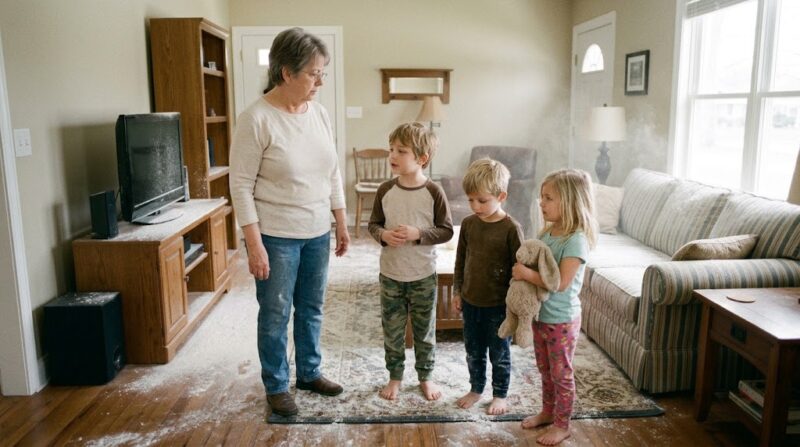 Een vrouw paste een middag lang op haar kleinkinderen – Nadat ze 10 minuten weg was geweest, was ze bang om de moeder terug te laten komen.