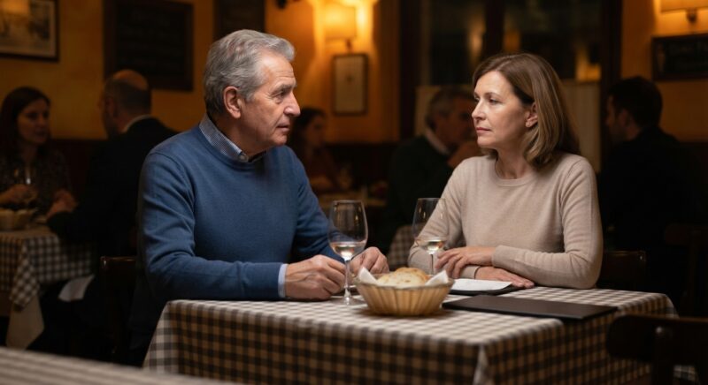 Mijn weduwewader vader nam al mee naar hetzelfde restaurant – Geen van allen belde hem ooit terug, dus vroeg ik de serveerster waarom