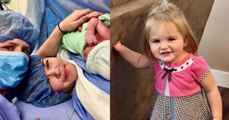 "Ik heb het idee dat u al weet dat uw baby haar linkerhand mist." De arts keek beschaamd. Echtpaar hoort over de ledemaat-afwijking van hun dochter en is 'woedend' nadat de arts zwangerschapsafbreking voorstelt.