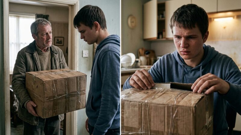 Zijn vader bracht hem 250 dollar per maand in rekening om thuis te wonen op zijn 18e — vijf jaar later opende hij een doos die een geheim onthulde dat zijn vader jarenlang verborgen had gehouden.